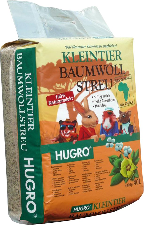 Hugro Baumwolleinstreu - 40 l