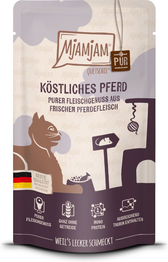 MjAMjAM Quetschie 12 x 125 g - köstliches Pferd pur