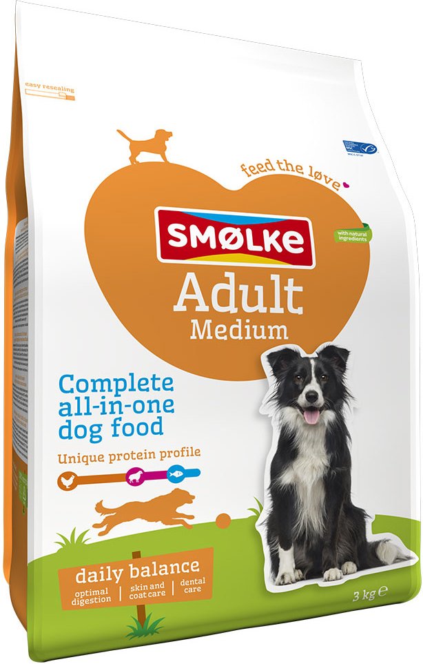Smølke Hund Adult Medium - 3 kg