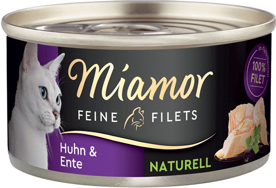 Miamor Feine Filets Naturelle 12 x 80 g - Huhn & Ente