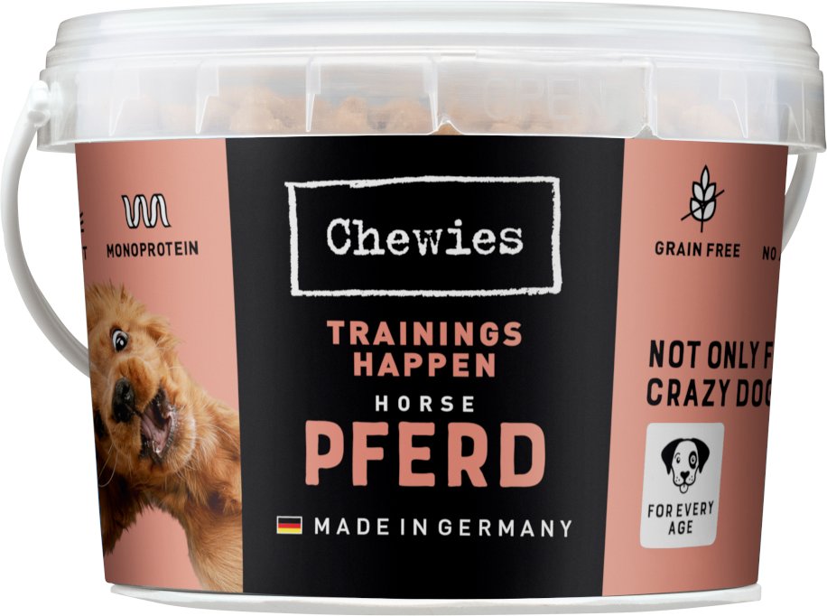 Chewies Monoprotein Trainingshappen - Pferd 300 g