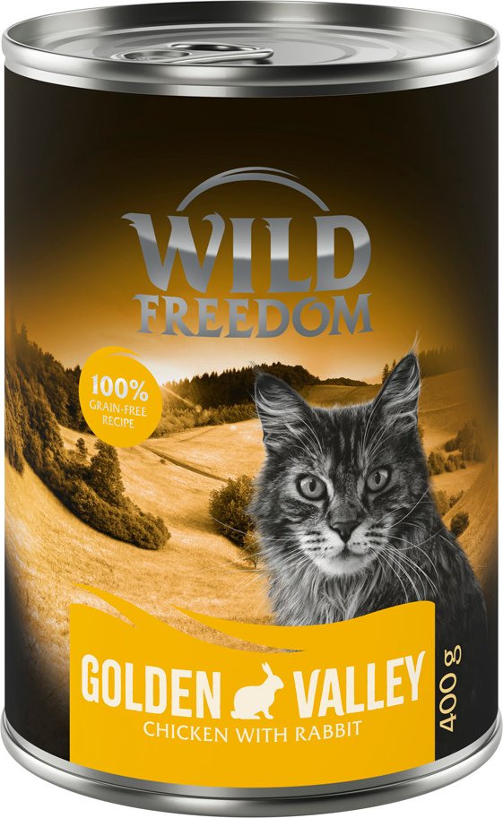 Sparpaket Wild Freedom Adult 24 x 400 g - Golden Valley - Kaninchen & Huhn