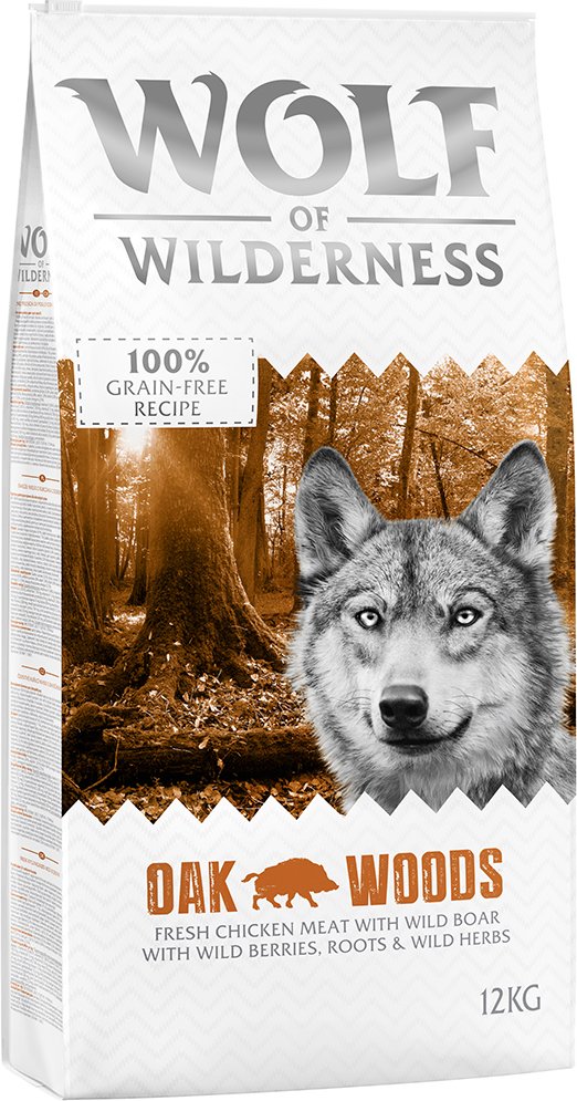 Wolf of Wilderness Adult "Oak Woods" Wildschwein - getreidefrei - 12 kg