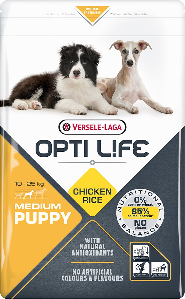 Opti Life Puppy Medium - 12,5 kg