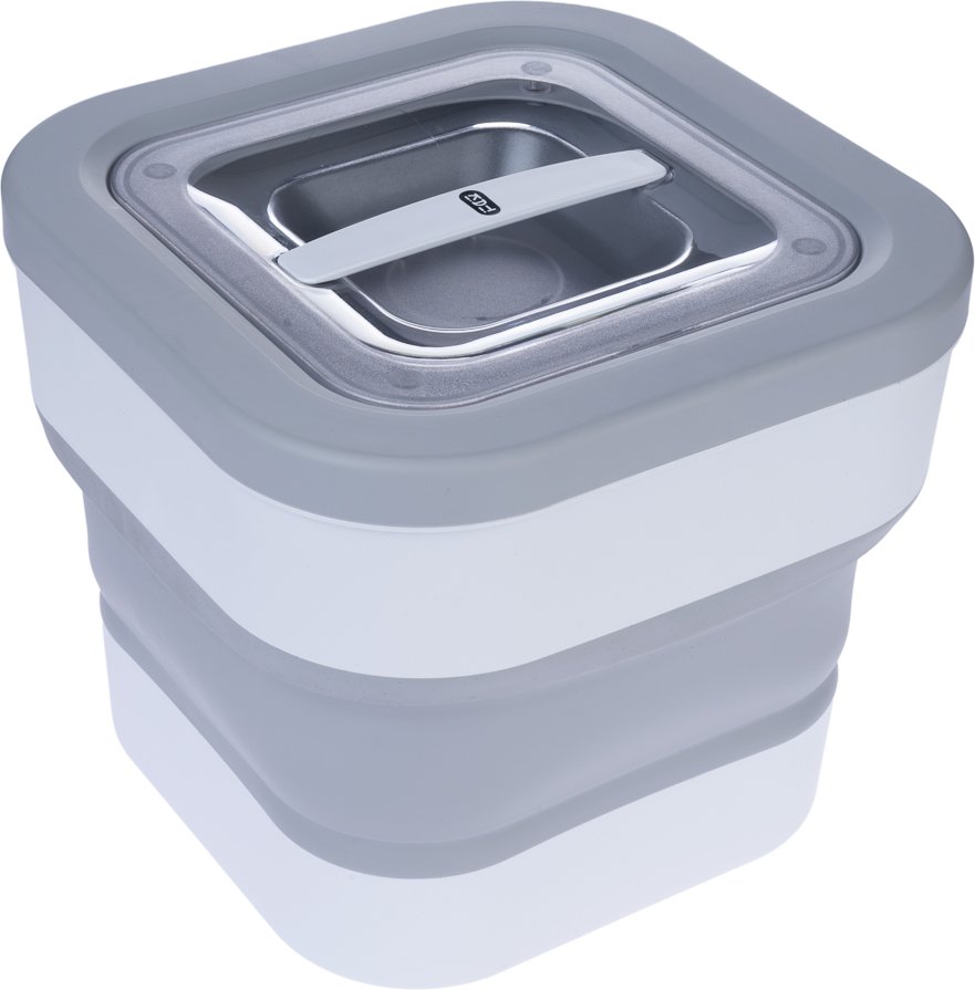 TIAKI Zusammenklappbarer Silikon-Futterbehälter - 12 l