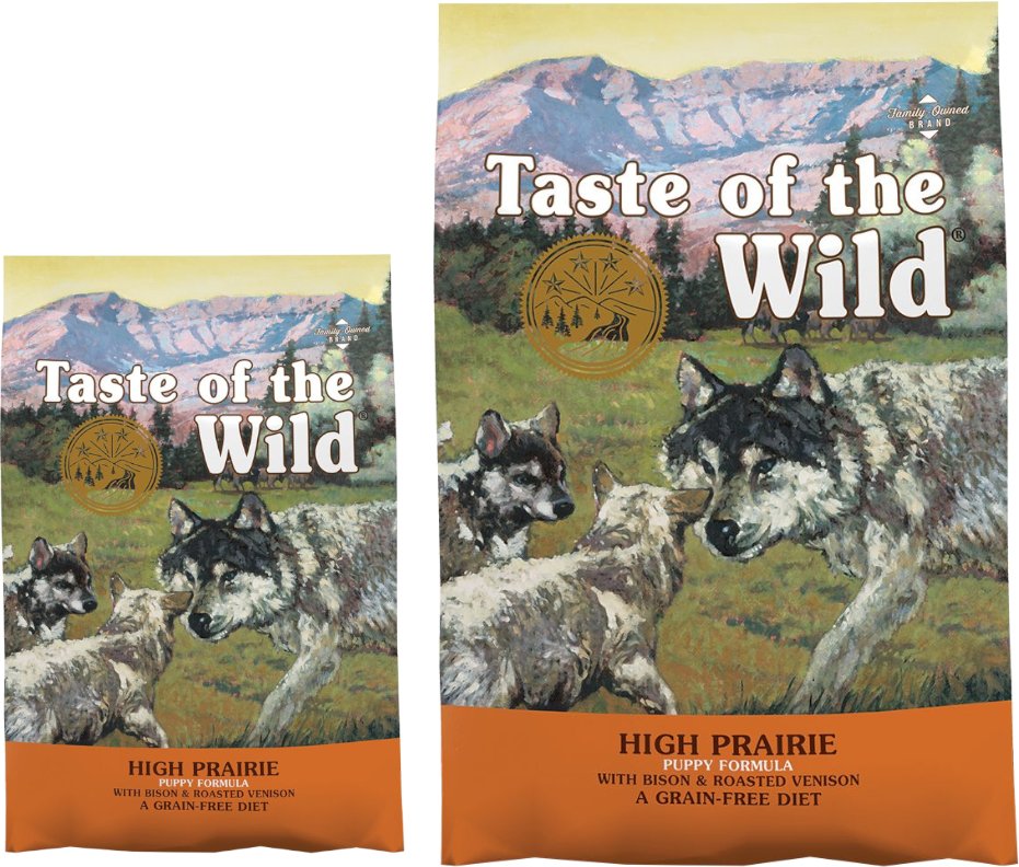 12,2 kg + 2 kg gratis! 14,2 kg Taste of the Wild Hundefutter - High Prairie Puppy