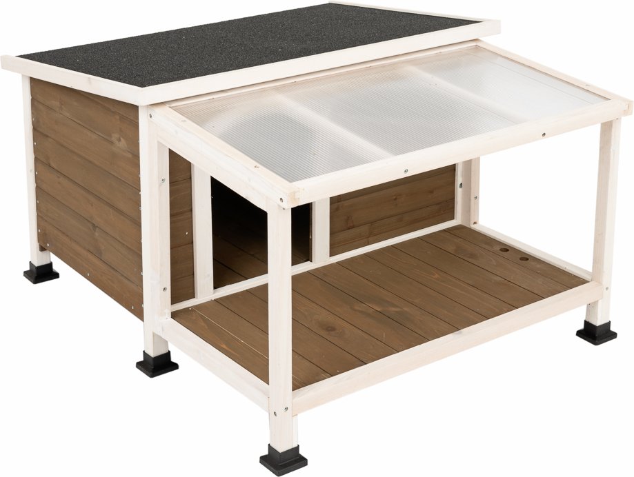 Hundehütte Doug - Größe M: B 103,7 x T 112 x H 70 cm