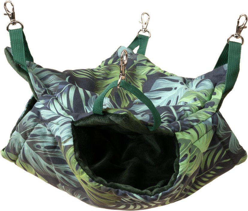 TIAKI Jungle Collection Kleintier-Hängematte - Größe L: ca. L 40 x B 40 cm