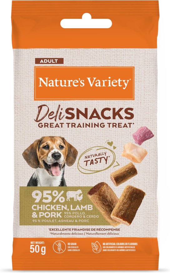 2 x Nature's Variety zum Sonderpreis! - Deli Snacks Adult mit Huhn 2 x (12 x 50 g)