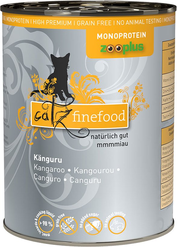 catz finefood Monoprotein zooplus 6 x 400 g - Känguru