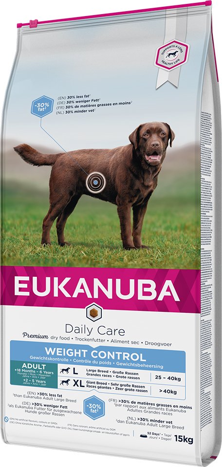 Eukanuba Daily Care Weight Control Large Adult Dog - 15 kg