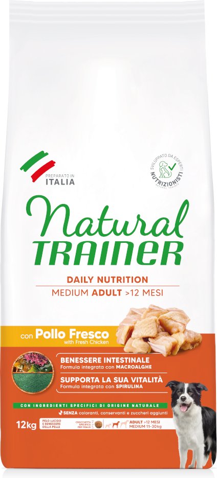 Natural Trainer Adult Medium mit Huhn - 12 kg