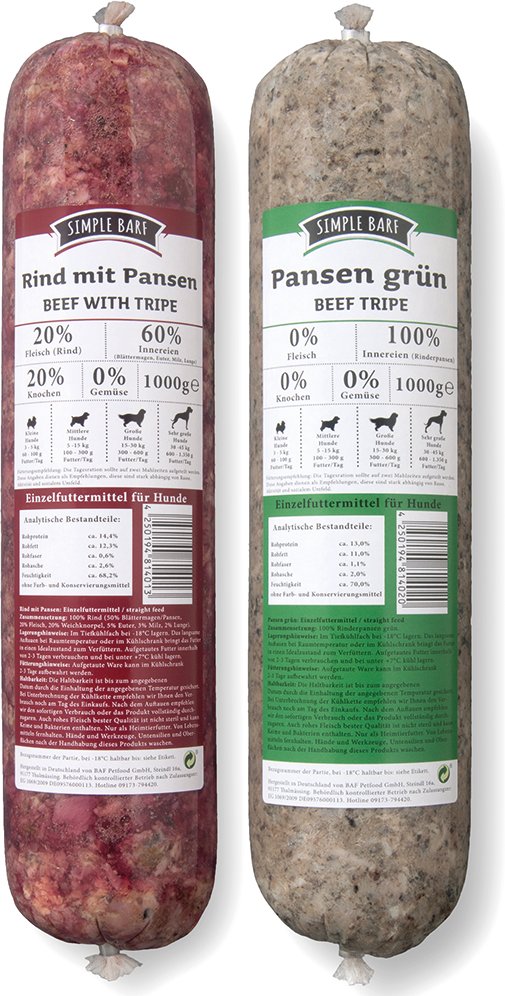 SIMPLE BARF Probiotisch-Paket - 10 x 1000 g