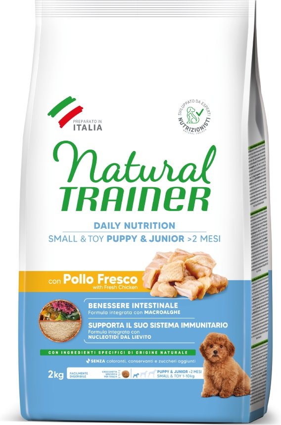 Natural Trainer Puppy & Junior Small & Toy mit Huhn - 2 kg