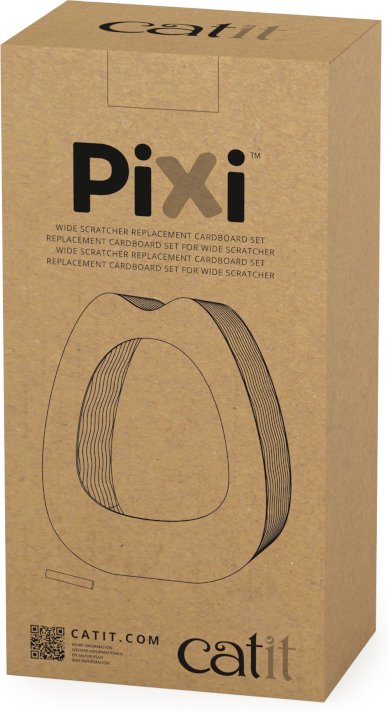 Catit PIXI Breite Kratzskulptur - Zubehör: Ersatzpappe (OHNE Kratzskulptur)