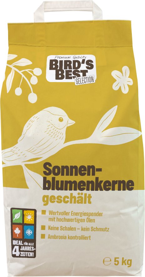 Bird's Best Sonnenblumenkerne geschält - 5 kg