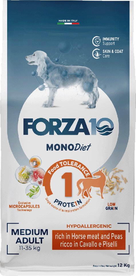 FORZA10 Medium Diet Pferd & Erbsen - 12 kg