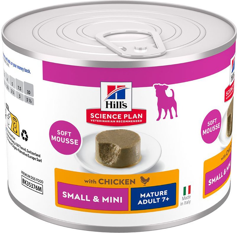 Hill's Science Plan Mature Small & Mini Mousse - Huhn (12 x 200 g)