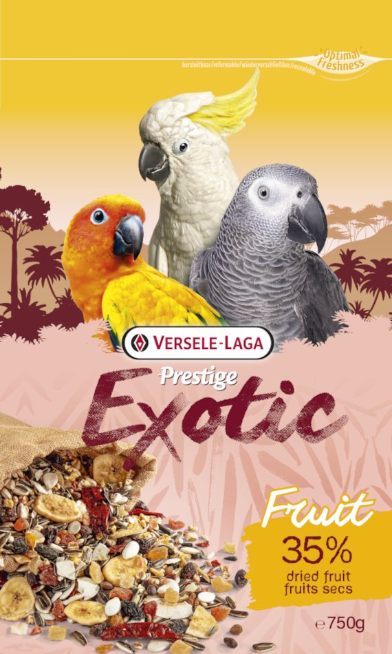 Versele-Laga Prestige Parrots Exotic Fruits - 750 g