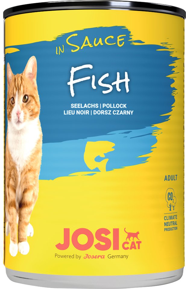 Sparpaket JosiCat in Soße 24 x 415 g - Fisch