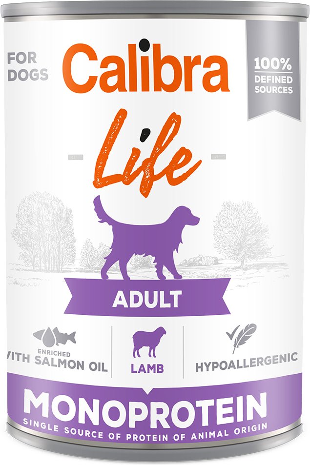 Sparpaket Calibra Dog Life Adult 12 x 400 g - Lamm