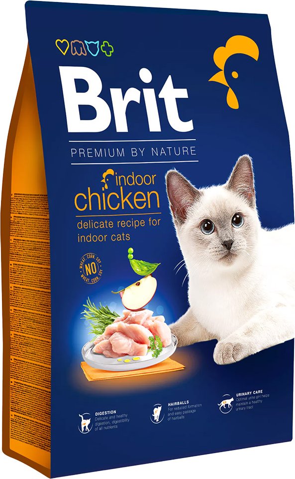 Brit Premium by Nature Cat Indoor Huhn - 8 kg