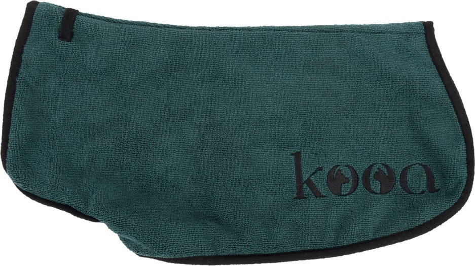 kooa Deluxe Mikrofaser Hundebademantel - XL: ca. 69 cm Rückenlänge
