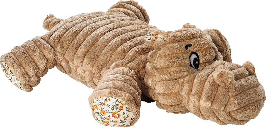 HUNTER Hundespielzeug Huggly Amazonas Hippo - L 24 x B 18 x H 7 cm