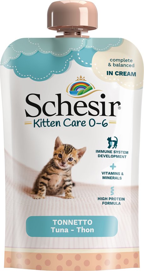 Sparpaket Schesir Kitten in Cream 20 x 150 g - Thunfisch