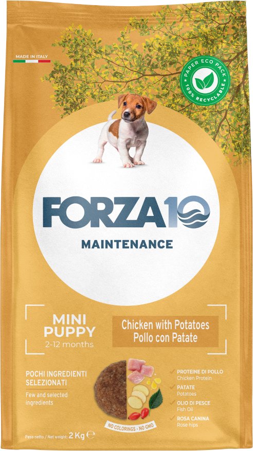 Forza10 Maintenance Mini Puppy Huhn mit Kartoffeln - 2 kg