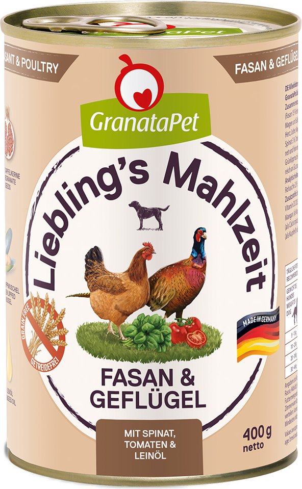 Thumbnail - GranataPet Liebling's Mahlzeit 6 x 400 g - Fasan & Geflügel