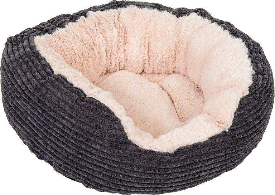 Kuschelbett Cozy Cord - ca. L 81 x B 63 x H 18 cm