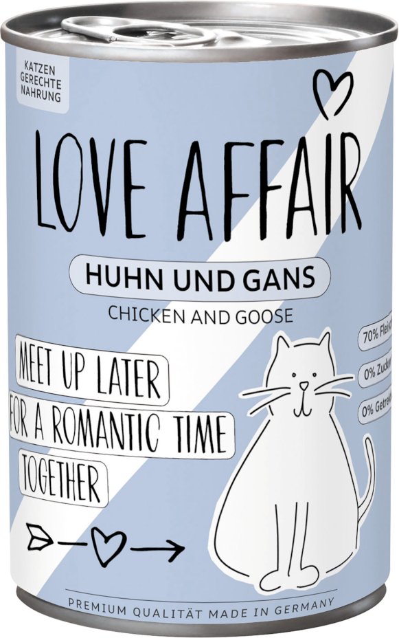 Hardys LOVE AFFAIR 6 x 400 g - Huhn & Gans