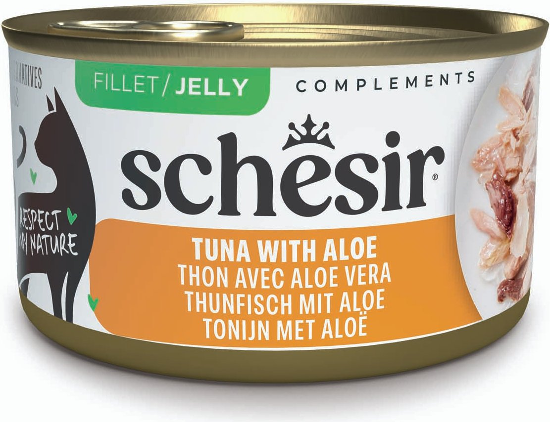 Sparpaket Schesir Complements in Gelee 24 x 70 g - Thunfisch mit Aloe