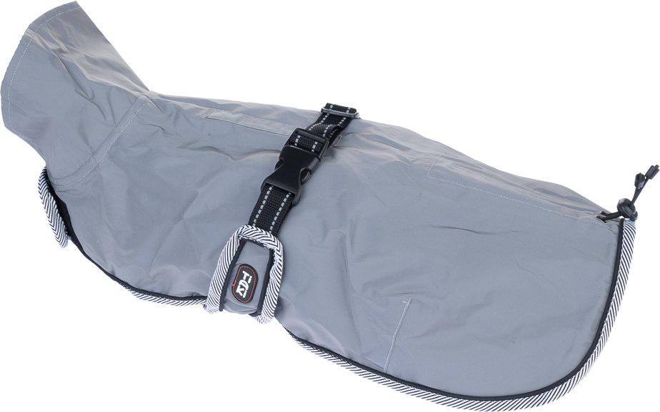 TIAKI Hundemantel Reflective Steel - ca. 50 cm Rückenlänge
