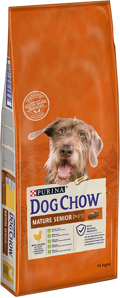 PURINA Dog Chow Mature Senior Huhn - Sparpaket: 2 x 14 kg