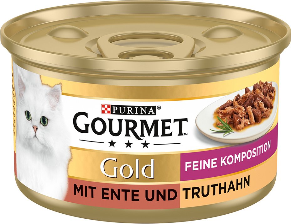 Sparpaket Gourmet Gold Feine Komposition 48 x 85 g - Ente & Truthahn