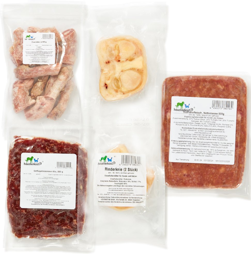 Haustierkost Geflügel Paket Hund - 15 kg