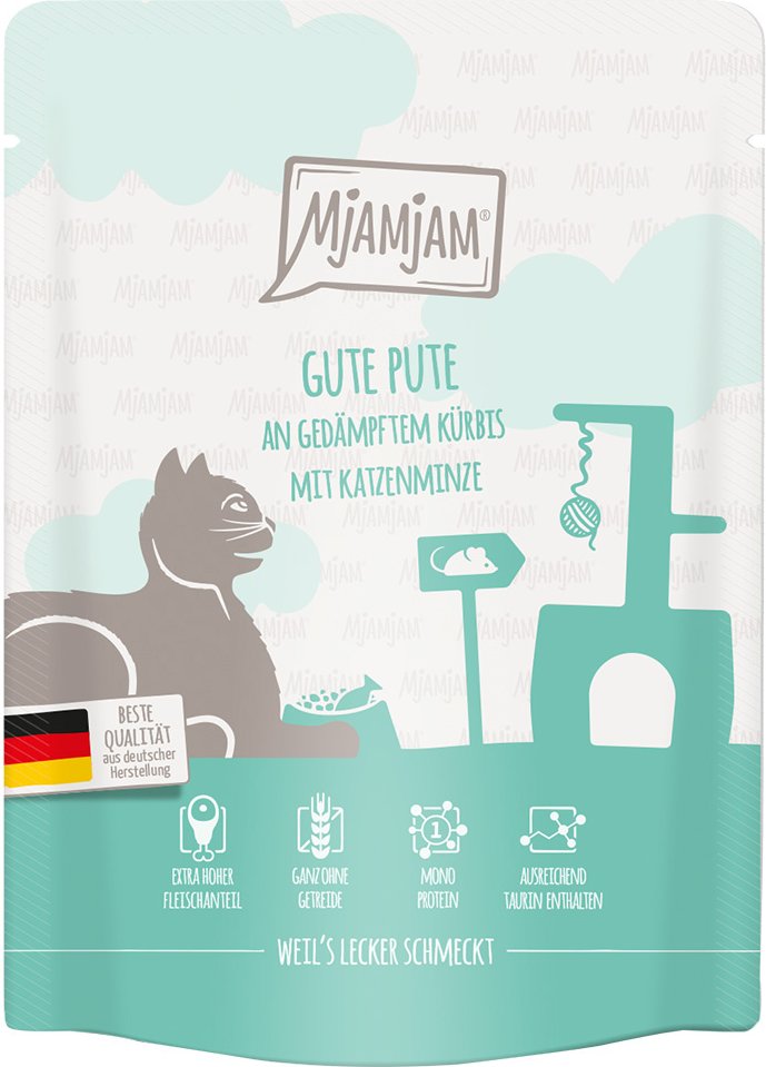 Thumbnail - Sparpaket MjAMjAM Quetschie 24 x 300 g - gute Pute an gedämpftem Kürbis