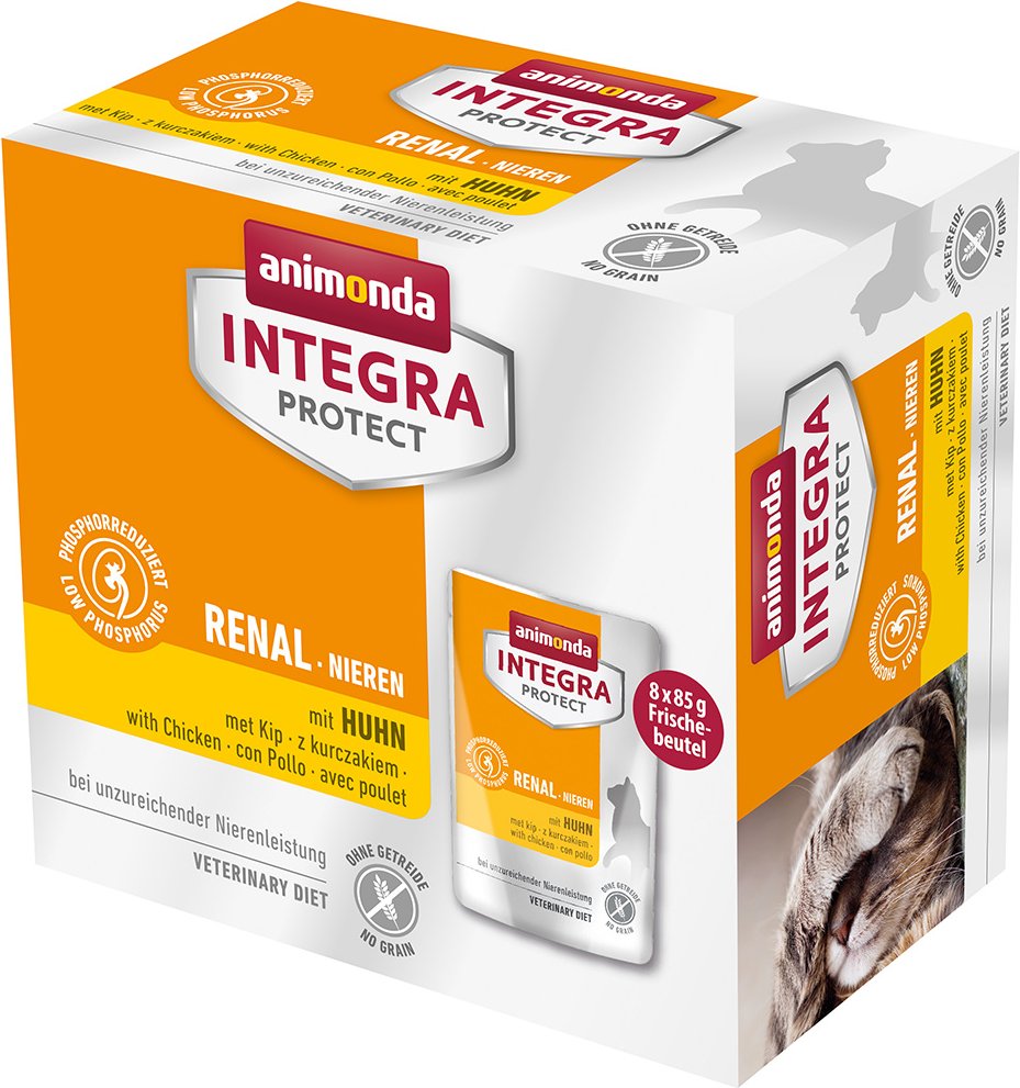 animonda Integra Protect Adult Renal 8 x 85 g - mit Huhn