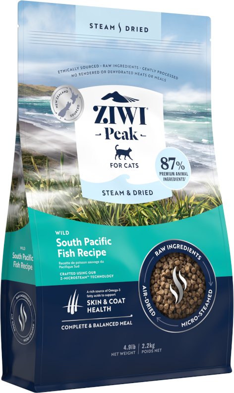 Ziwi Peak Steam & Dried Wilder Südpazifik Fisch - 2,2 kg