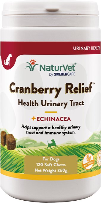 NaturVet Cranberry Relief - 120 Kautabletten