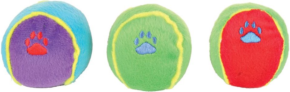 Trixie Hundespielzeug Bunte Spielbälle - 6 Stück im Sparset