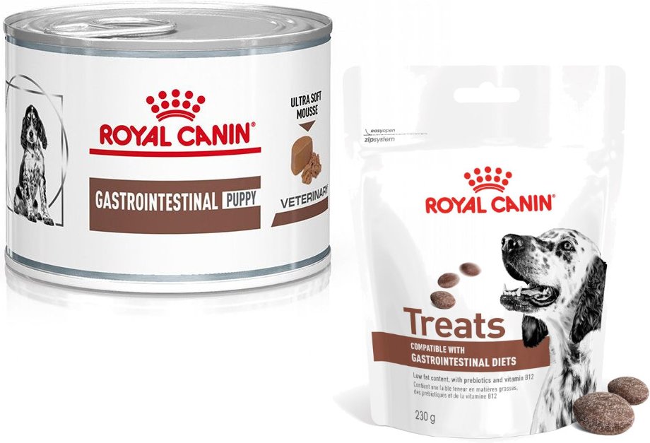 Royal Canin Veterinary Canine Gastrointestinal + 230 g Snack gratis! - Puppy Ultra Soft Mousse (12 x 195 g)