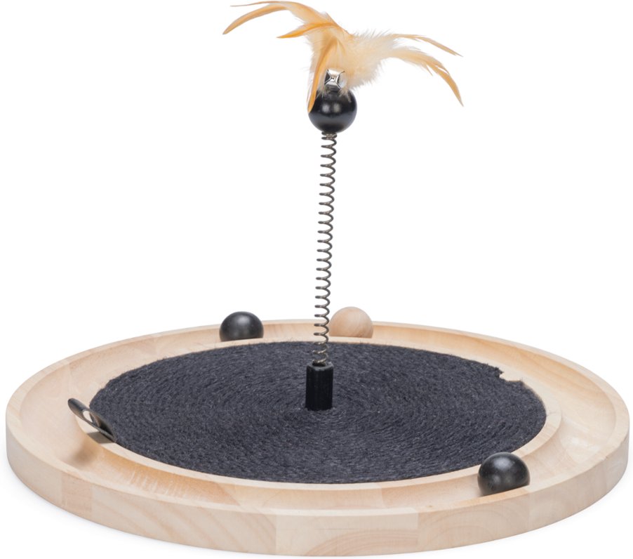 Designed by Lotte Katzenspielzeug Idah aus Holz - Ø 39,5 x H 29 cm