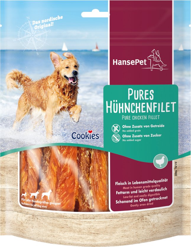 Thumbnail - Cookies Delikatess Hühnchen - Sparpaket: 3 x 200 g Filet