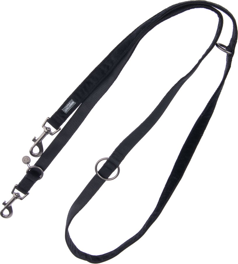Nomad Tales Blush Geschirr, ebony - Passende Leine: 200 cm lang, 20 mm breit