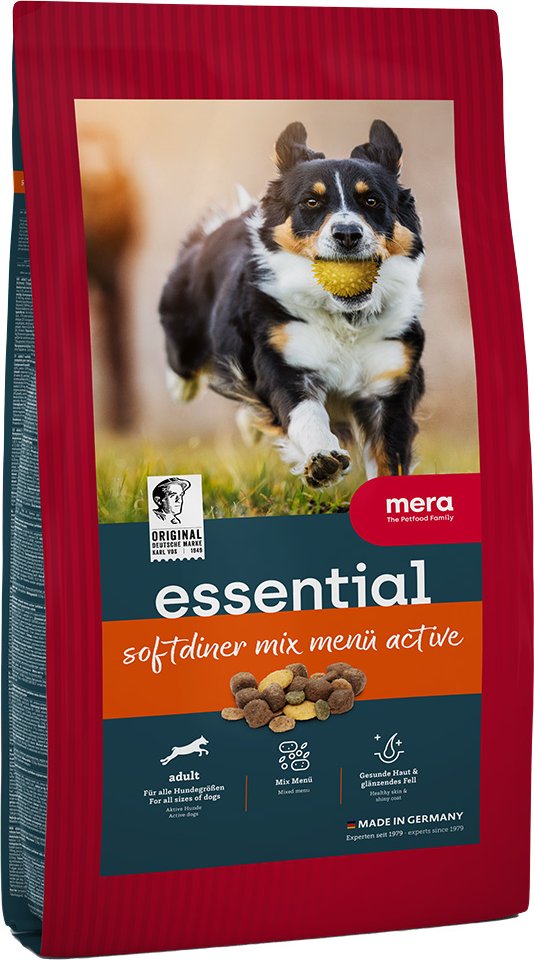 mera essential Softdiner Mix Menü Active 12,5kg - Sparpaket: 2 x 12,5 kg