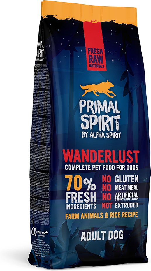 Primal Spirit 70% Wanderlust Hundefutter - 12 kg