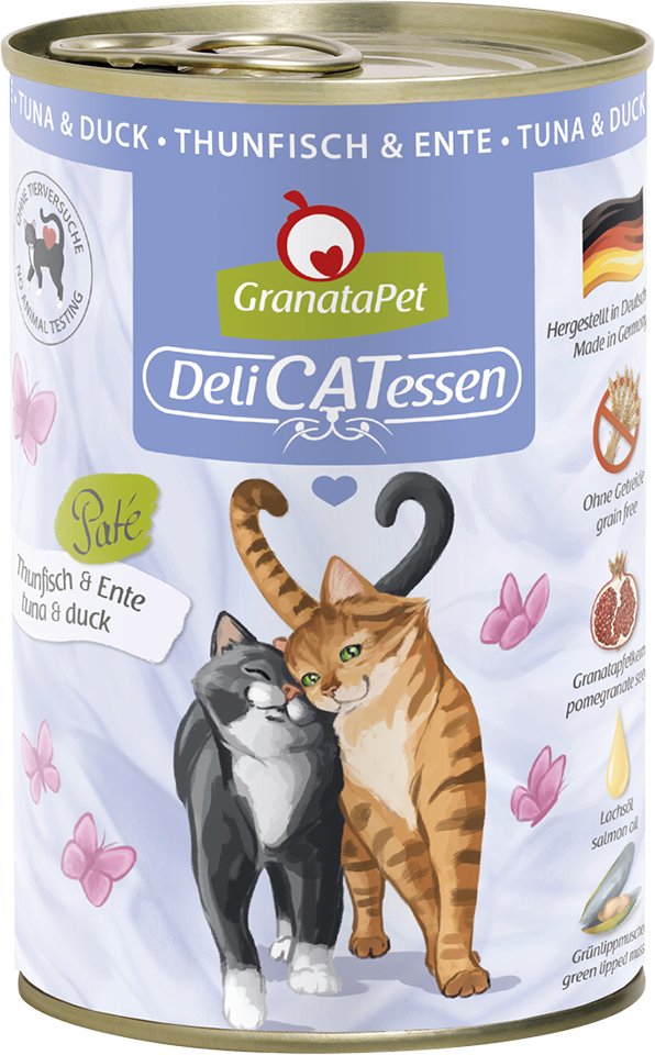 GranataPet DeliCatessen 6 x 400 g - Thunfisch & Ente